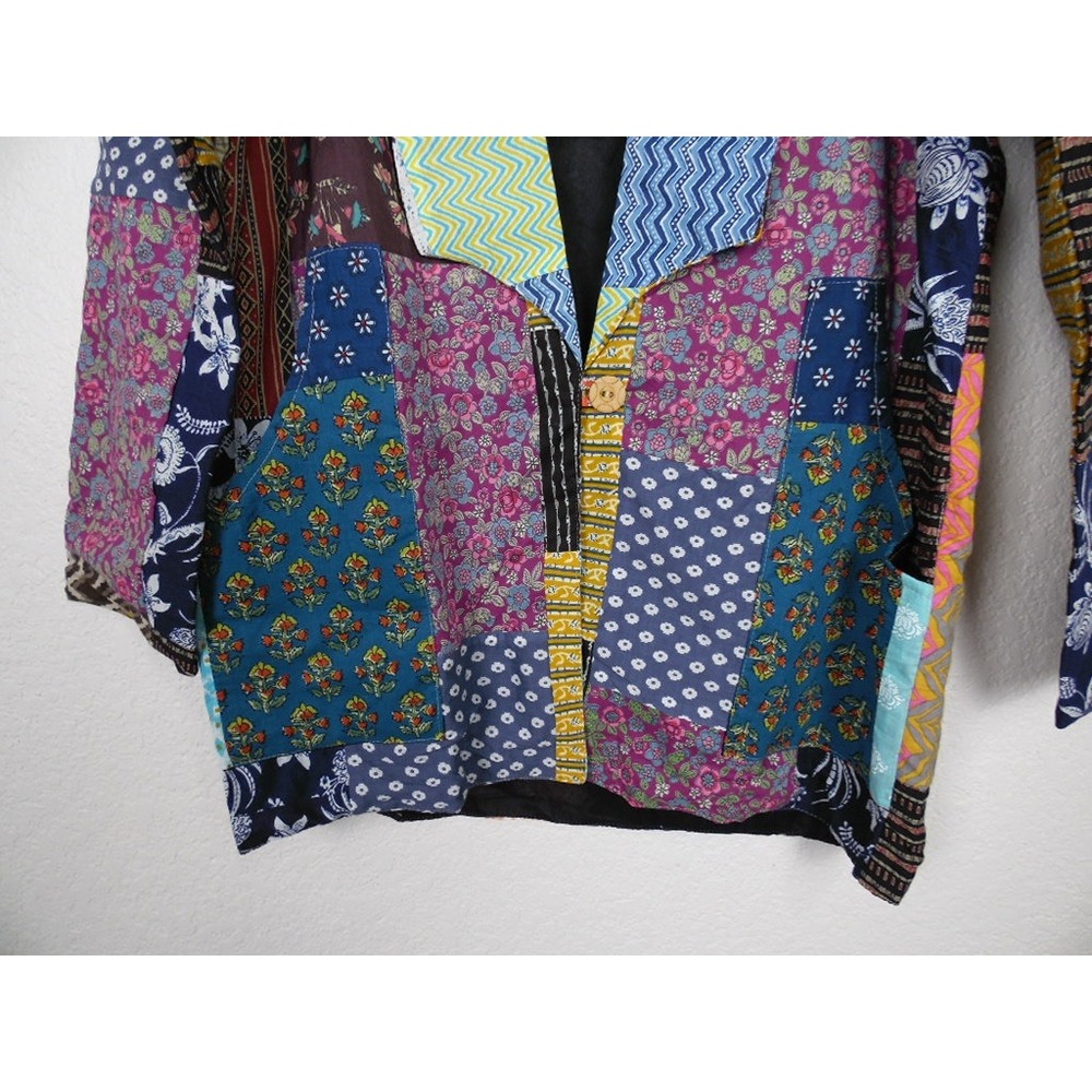 Ashley Taylor Patchwork Jacket One Size Large‎ / … - image 4